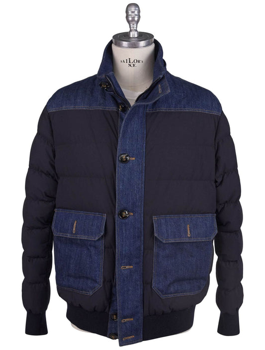 Kiton Green Pa Ea Cotton Coat