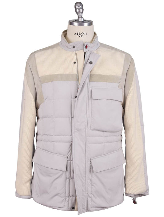 Kiton Multicolor Virgin Wool Pl Coat