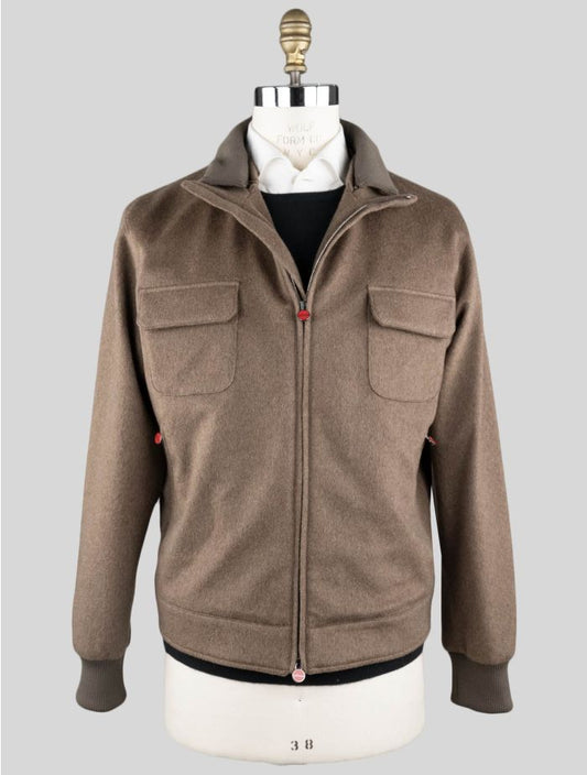 Kiton Beige Cashmere Coat