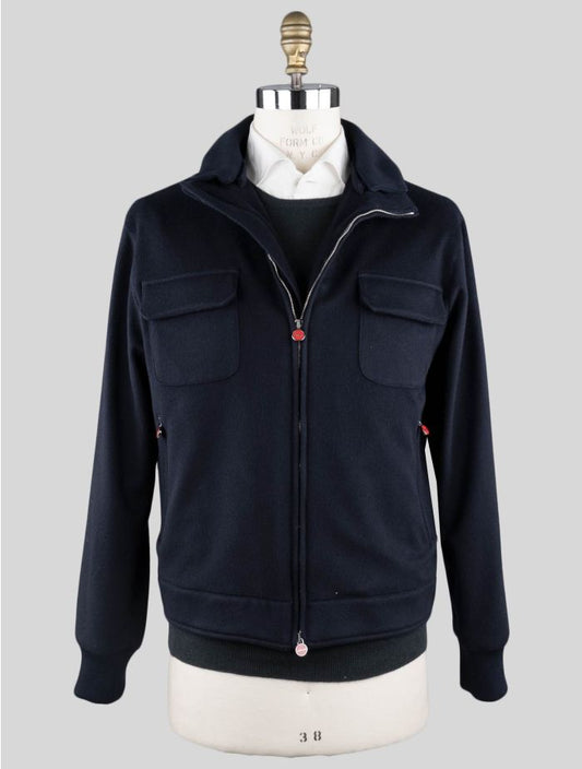 Kiton Blue Cashmere Coat
